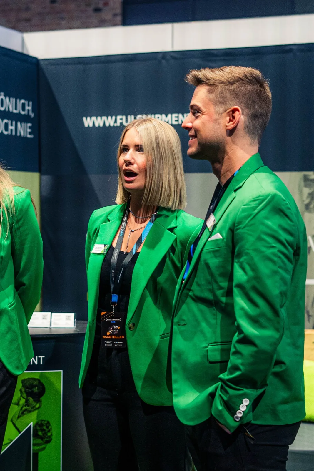 Fulshipment-Stand mit Branding-Wand